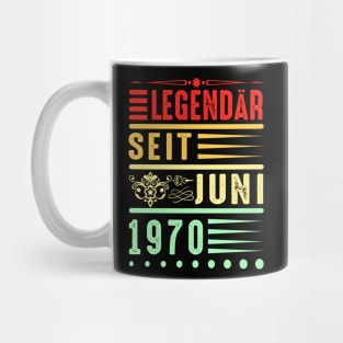 Legendär Seit Juni 1970 Geschenkidee Geburtstag Mug